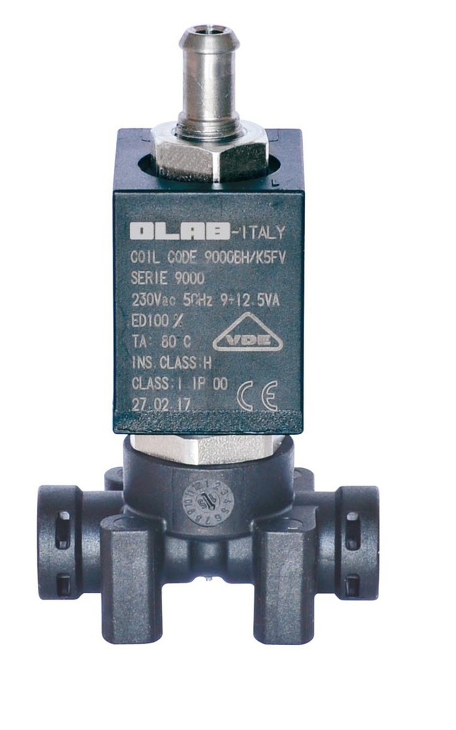SERIES 9900 N.C. 3/2 ways serviceable solenoid valves food-grade thermoplastic - 22mm